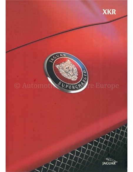 1998 JAGUAR XKR PERSMAP ENGELS