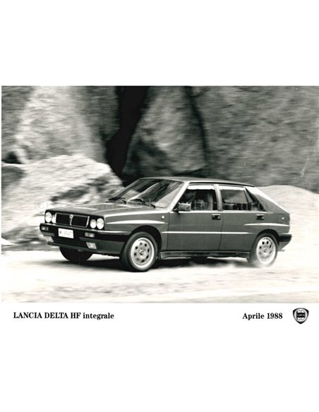 1988 LANCIA DELTA HF INTEGRALE PRESS PHOTO