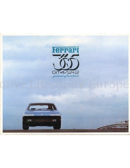 1972 FERRARI 365 GT4 / 2+2 PININFARINA BROCHURE 69/72