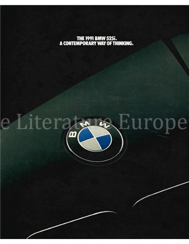 1991 BMW 5 SERIES BROCHURE ENGLISH (US)