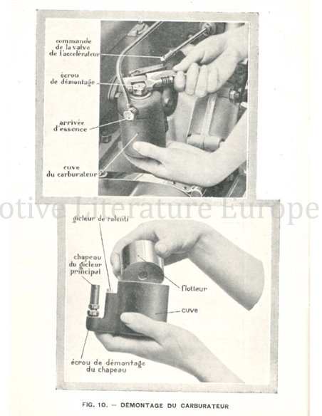 1927 CITROËN B14 INSTRUCTIEBOEKJE FRANS