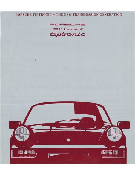 1990 PORSCHE 911 CARRERA 2 BROCHURE ENGELS