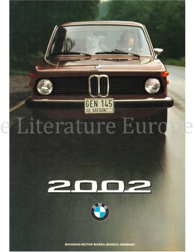 1974 BMW 2002 BROCHURE ENGLISH (US)