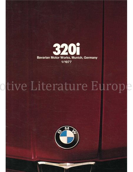 1976 BMW 3 SERIE BROCHURE ENGELS (USA)