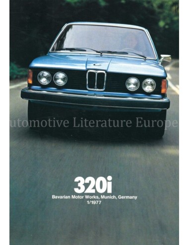 1976 BMW 3 SERIE BROCHURE ENGELS (USA)