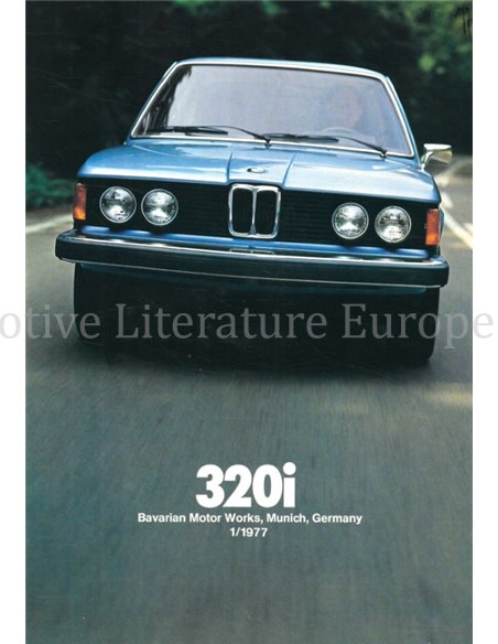 1976 BMW 3 SERIE BROCHURE ENGELS (USA)