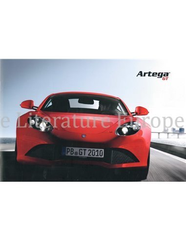 2010 ARTEGA GT BROCHURE DUITS | ENGELS