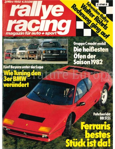 1982 RALLYE RACING MAGAZINE 03 GERMAN