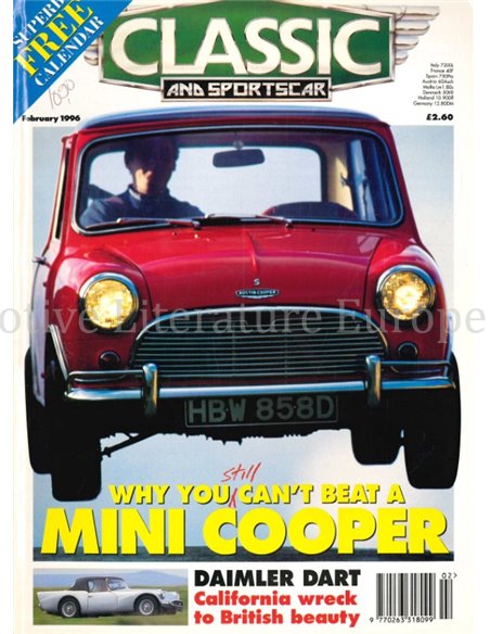 1996 CLASSiC AND SPORTSCAR MAGAZIN (02) FEBRUAR ENGLISCH