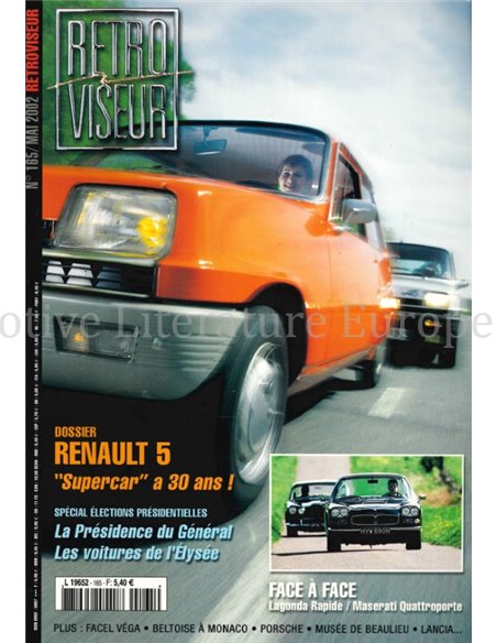 2002 RETROVISEUR MAGAZIN 165 FRANZÖSISCH