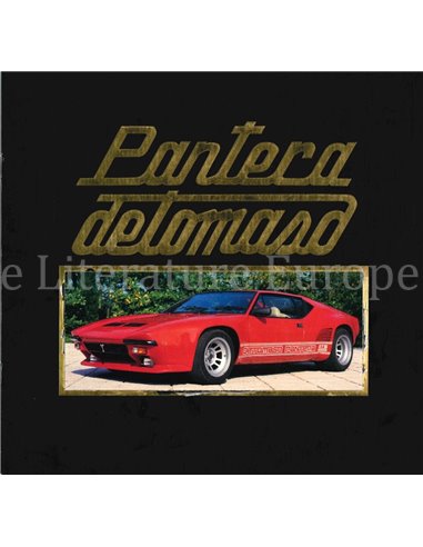 1988 DE TOMASO PANTERA GT5 S BROCHURE FRANS