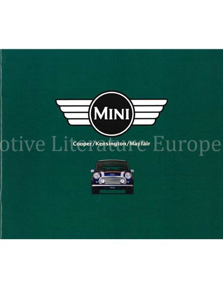 1997 MINI COOPER | KENSINGTON | MAYFAIR BROCHURE JAPANESE