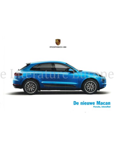 2014 PORSCHE MACAN HARDBACK BROCHURE DUTCH