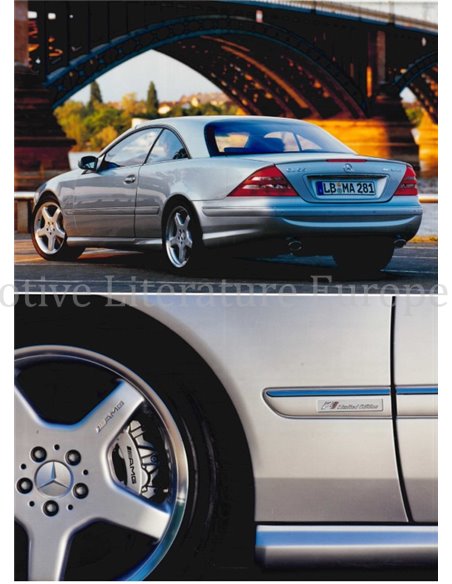 2000 MERCEDES BENZ CL 55 AMG F1 LIMITED EDITION PERSMAP DUITS