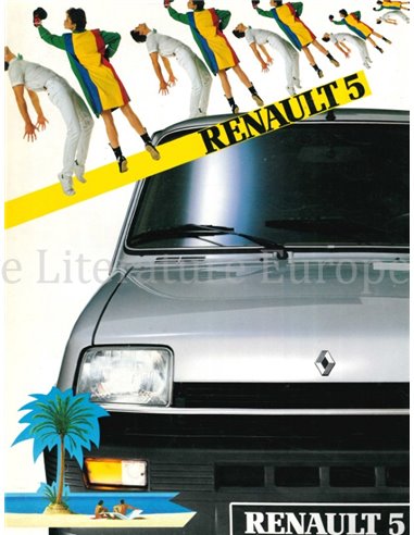 1984 RENAULT 5 PROSPEKT NIEDERLÄNDISCH