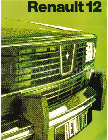 1971 RENAULT 12 BROCHURE FRANS