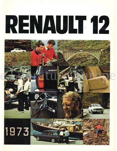 1972 RENAULT 12 BROCHURE FRANS