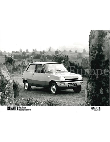 1973 RENAULT 5 PRESSEBILD