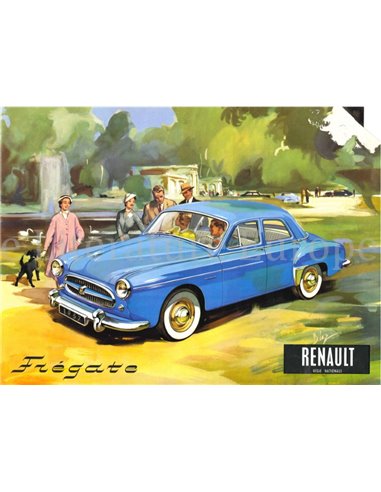 1957 RENAULT FREGATE BROCHURE FRANS