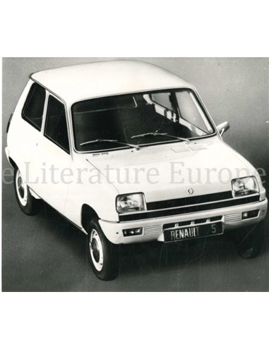 1972 RENAULT 5 PRESSEBILD