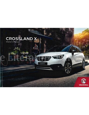 2018 VAUXHALL CROSSLAND X BETRIEBSANNLEITUNG ENGLISCH