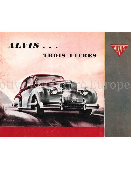 1956 ALVIS TROIS LITRES BROCHURE ENGELS