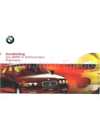 1998 BMW 3 SERIES SALOON OWNERS MANUAL DUTCH