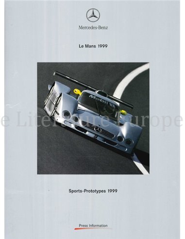 1999 MERCEDES BENZ LE MANS | SPORTS-PROTOTYPES PERSMAP ENGELS