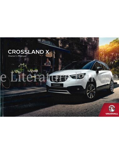 2018 VAUXHALL CROSSLAND X INSTRUCTIEBOEKJE ENGELS