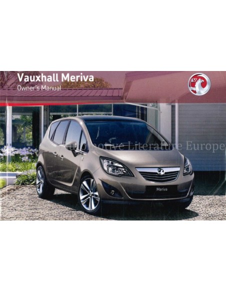 2010 VAUXHALL MERIVA OWNERS MANUAL ENGLISH