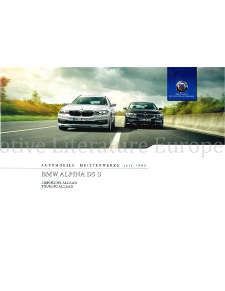 2017 BMW ALPINA D5 S SALOON | TOURING ALLRAD BROCHURE GERMAN