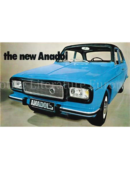 1972 ANADOL BROCHURE ENGELS