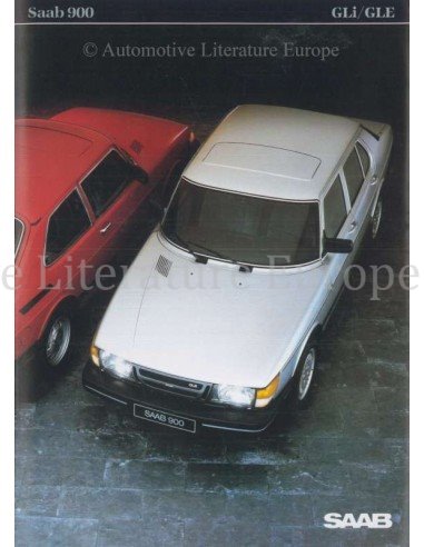 1984 SAAB 900 GLi GLE BROCHURE DUITS