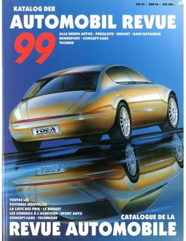 1999 AUTOMOBIL REVUE JAARBOEK DUITS FRANS