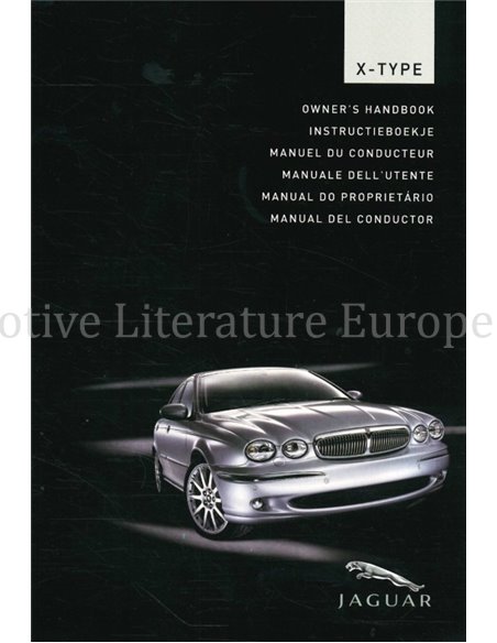 2005 JAGUAR X-TYPE OWNERS MANUAL FRENCH