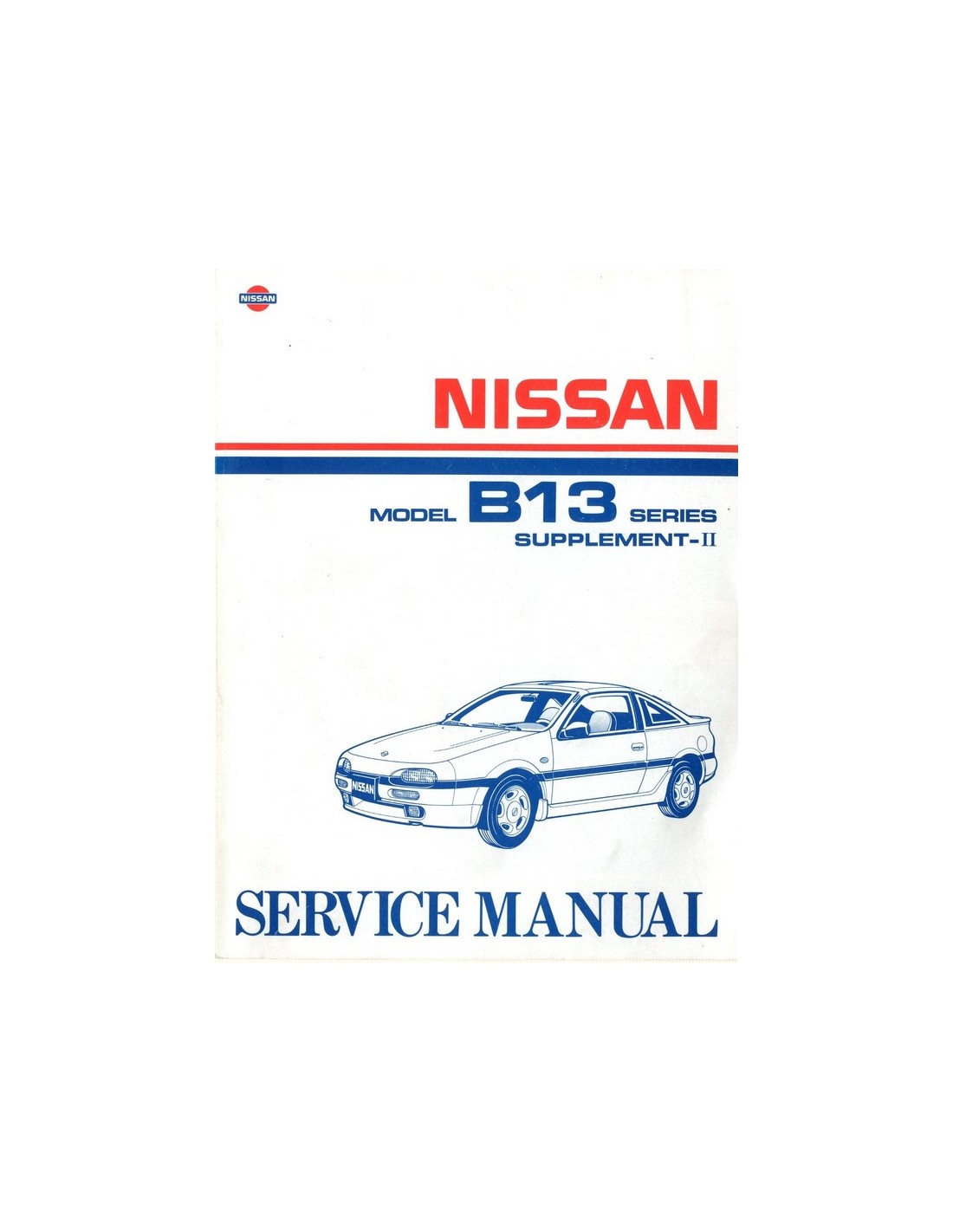 1992 NISSAN 100 NX WORKSHOP MANUAL SUPPLEMENT ENGLISH