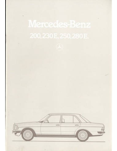 1983 MERCEDES BENZ E KLASSE BROCHURE DUITS