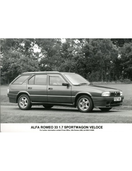 1988 ALFA ROMEO 33 1.7 SPORTWAGON VELOCE  PERSFOTO