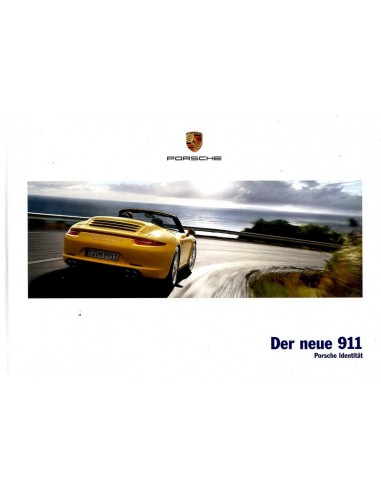 2014 PORSCHE 911 CARRERA HARDCOVER BROCHURE DUITS