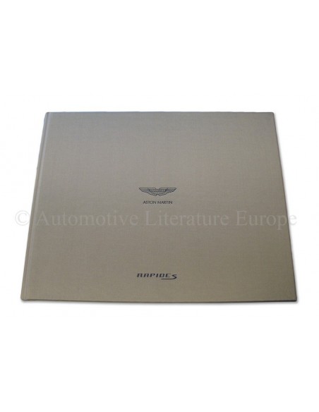 2013 ASTON MARTIN RAPIDE S HARDCOVER BROCHURE ENGELS