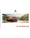 2015 PORSCHE BOXSTER GTS HARDBACK BROCHURE GERMAN