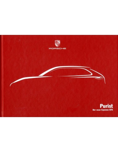 2012 PORSCHE CAYENNE GTS HARDCOVER BROCHURE DUITS