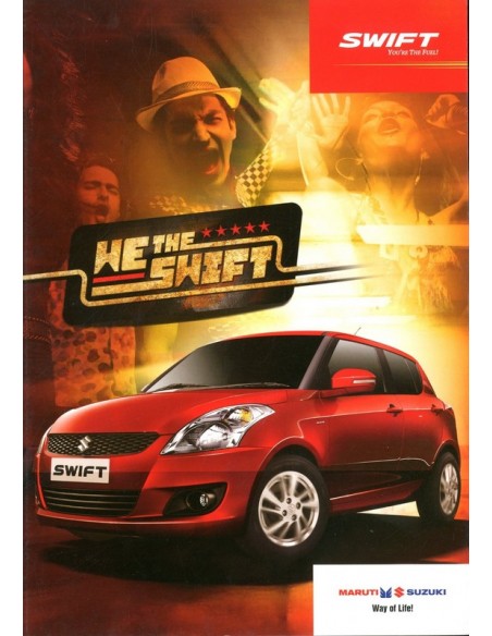 2013 MARUTI SUZUKI SWIFT BROCHURE ENGELS