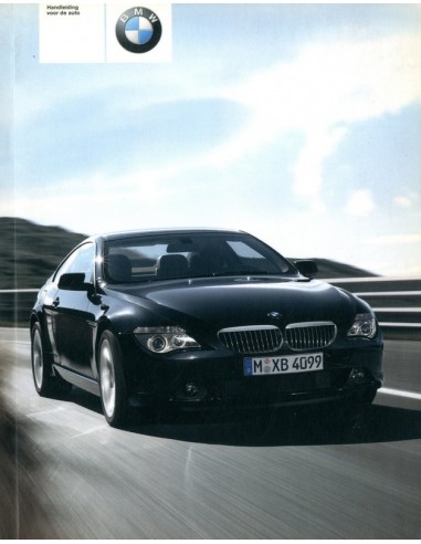 2003 BMW 6ER BETRIEBSANLEITUNG NIEDERLÄNDISCH