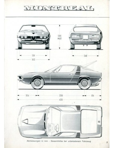 1971 Alfa Romeo Montreal Owner S Manual German