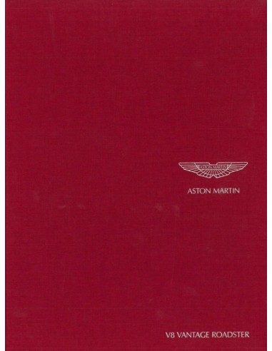 2007 ASTON MARTIN V8 VANTAGE ROADSTER HARDCOVER BROCHURE ENGELS