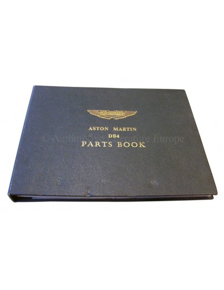 1959 ASTON MARTIN DB4 HARDCOVER ONDERDELENHANDBOEK ENGELS