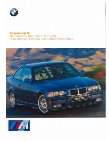 1997 BMW M3 BROCHURE DUITS