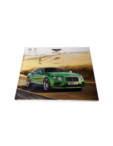 2015 BENTLEY CONTINENTAL GT RANGE HARDCOVER BROCHURE ENGELS