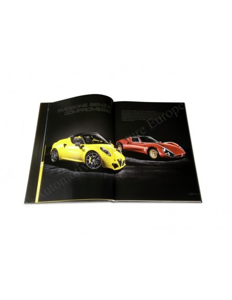 2015 ALFA ROMEO 4C SPIDER HARDCOVER BROCHURE ITALIAANS